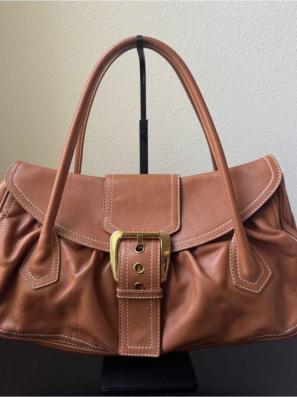 Celine Bag - Tan Leather Shoulder Bag